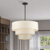 LIVEX LIGHTING 41936-92 5 Light English Bronze Medium Pendant Chandelier