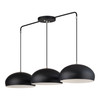 LIVEX LIGHTING 51512-04 3 Light Black Extra Large Linear Chandelier