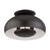 LIVEX LIGHTING 51517-92 3 Light English Bronze Large Semi-Flush
