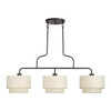 LIVEX LIGHTING 41943-92 3 Light English Bronze Extra Large Linear Chandelier