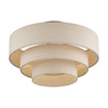 LIVEX LIGHTING 58876-07 4 Light Bronze Extra Large Semi-Flush