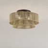 LIVEX LIGHTING 53168-92 4 Light English Bronze Extra Large Semi-Flush