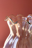 KALALOU CV2340 GLASS MELON VASE WITH RUFFLED EDGE