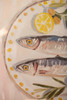 KALALOU CSUN1011 FRAMED FISH DINNER PAINTING