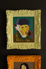 KALALOU CAR1775 SET OF THREE FRAMED ACRYLIC PORTRAIT PAINTINGS
