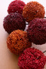 KALALOU CHAL1081 SET OF SIX ARTIFICIAL ALLIUM BALL STEMS - 2 EACH COLOR