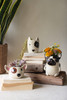 KALALOU CDV2331 CERAMIC FRENCH BULLDOG PLANTER