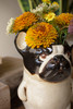 KALALOU CDV2331 CERAMIC FRENCH BULLDOG PLANTER