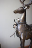 KALALOU CMNQ1306 SET OF TWO RUSTIC METAL REINDEER