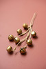 KALALOU NNV1239 JINGLE BELL BUNCH ON A JUTE ROPE