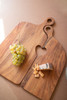 KALALOU NLAR1016 SET OF TWO WOODEN CUTTING BOARDS WITH HEART