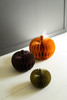 KALALOU NASC1020 SET OF THREE PAPER ACCORDION PUMPKINS