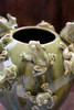 KALALOU CHN1403 CERAMIC FROGS AND SNAILS VASE