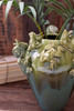 KALALOU CHN1403 CERAMIC FROGS AND SNAILS VASE