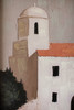 KALALOU CAW1002 SET OF THREE FRAMED HOUSES PAINTINGS