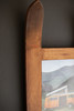 KALALOU CJFB1012 WOODEN SNOW SKI DOUBLE PHOTO FRAME
