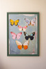 KALALOU CAR1812 FRAMED BUTTERFLY PAINTING