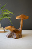 KALALOU DAG1000 DOUBLE TEAK MUSHROOM SCULPTURE