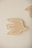 KALALOU H4552 SET OF TWO CLAY BIRD WALL DECOR