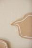 KALALOU H4552 SET OF TWO CLAY BIRD WALL DECOR