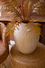 KALALOU CMAY1090 STONE COMPOSITE URN WITH FOUR HANDLES