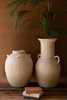 KALALOU CMAY1091 STONE COMPOSITE URN WITH TWO HANDLES
