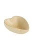 KALALOU A6199K HAND-CARVED STONE HEART BOWL - WHITE (MIN 2)
