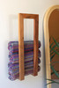 KALALOU NRAH1038 WOODEN WALL TOWEL RACK