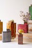 KALALOU NDE1572 SET OF SIX PAINTED METAL VASES - ONE EACH