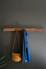 KALALOU NMCC1395 RECYCLED WOOD COATRACK WITH FORGED IRON HOOKS