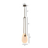AVENUE LIGHTING HF7122-AB-WHT Palmea 13.5"H Oval White Glass LED Pendant in Aged Brass