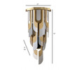AVENUE LIGHTING HF7175-AGB Paramount 32"H Wall Sconce in Aged Brass