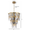 AVENUE LIGHTING HF7172-AGB Paramount 29"W Pendant in Aged Brass
