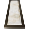 AVENUE LIGHTING HF2960-AB Sedona 20"H Alabaster 3-CCT LED Wall Sconce in Aged Brass