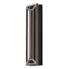 AVENUE LIGHTING AV10014-ABB Avenue Outdoor 19"H 3-CCT LED Wall Sconce in Black/Bronze Grid Cover