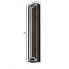 AVENUE LIGHTING AV10015-ABB Avenue Outdoor 26"H 3-CCT LED Wall Sconce in Black/Bronze Grid Cover