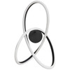AVENUE LIGHTING HF5080-BK Windsor 22"W Spiral Ring 5-CCT LED Wall Sconce in Black