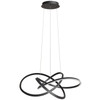 AVENUE LIGHTING HF5070-BK Windsor 36"W Spiral Ring 5-CCT LED Pendant in Black