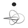 AVENUE LIGHTING HF5070-BK Windsor 36"W Spiral Ring 5-CCT LED Pendant in Black