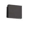 AVENUE LIGHTING AV10002-BLK Avenue Outdoor 5" Square Up/Down 3-CCT LED Wall Sconce in Black