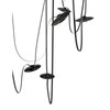 AVENUE LIGHTING HF7207-G202-BLK Fremont ?Belt 7-Light 826"L Pendant in Black/Smoked Glass Disc