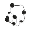 AVENUE LIGHTING HF7207-G202-BLK Fremont ?Belt 7-Light 826"L Pendant in Black/Smoked Glass Disc