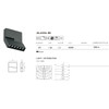 AVENUE LIGHTING ML6006-BK Magnetix 4"W Foldable LED Light 8W