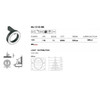 AVENUE LIGHTING ML1210-BK Magnetix Halo Round Linear Light 18W
