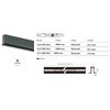 AVENUE LIGHTING ML039-RM-BLK Magnetix 39.5"L Recessed Track 200W Max