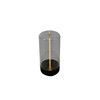 AVENUE LIGHTING HF91777 Monaco 6"H LED Table Lamp in Black