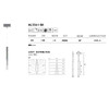 AVENUE LIGHTING ML5561-BK Magnetix 18"H LED Pendant/White Acrylic Diffuser 5W