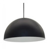 AVENUE LIGHTING ML5562-BK-WHT Magnetix 12"W Dome-Shaped LED Pendant 10W