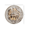AVENUE LIGHTING AV8007-CLR Avenue Outdoor 7"H 3000K LED Wall Sconce with Wavy Clear Glass