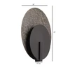 AVENUE LIGHTING AV10026-ADBZ Avenue Outdoor 23"H Oval 3-CCT LED Wall Sconce in Dark Bronze/Brushed Bronze Textured